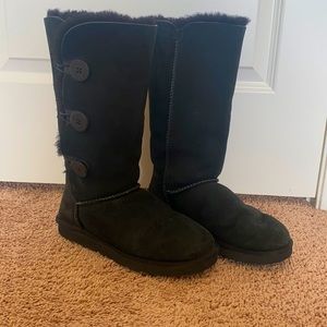 UGG® Bailey Suede Button Triplet II Boots
